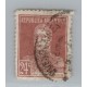 ARGENTINA 1924 GJ 610 ESTAMPILLA VARIEDAD DENTADO 13 1/4 x 13 1/4 PEQUEÑOS DEFECTOS MUY RARA U$ 50